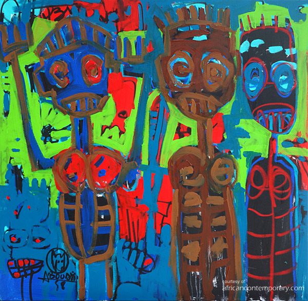 untitled #2 by Aboudia Abdoulaye Diarrassouba (2018)