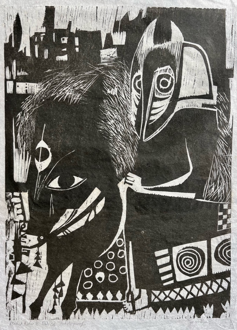 Masked Rider 2 by Georgina Beier, 1966