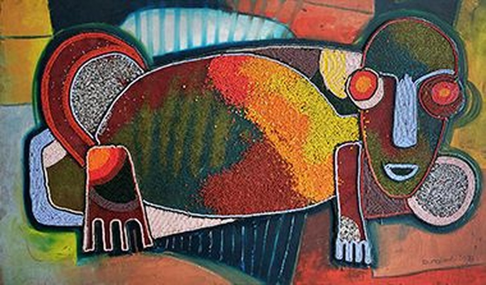 Reclining Figure by Jimoh Buraimoh (1978)