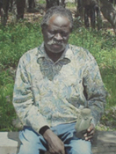 Bernard Matemera at his studio