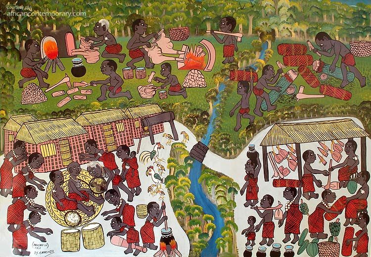 Village river by Mohamed Wasia Charinda (2007)