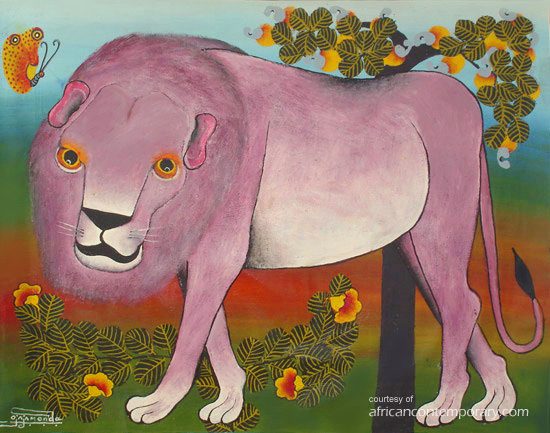 Lion by Omari Amonde (2009)