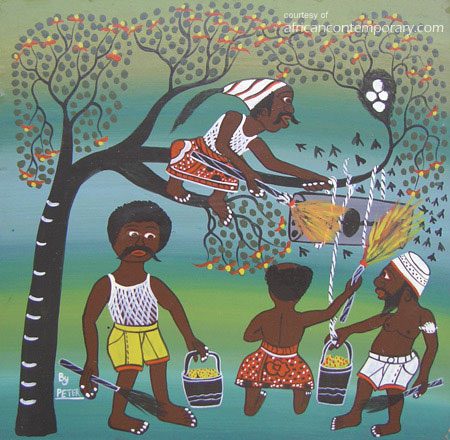 Collecting Honey by Peter Martin Chauganga