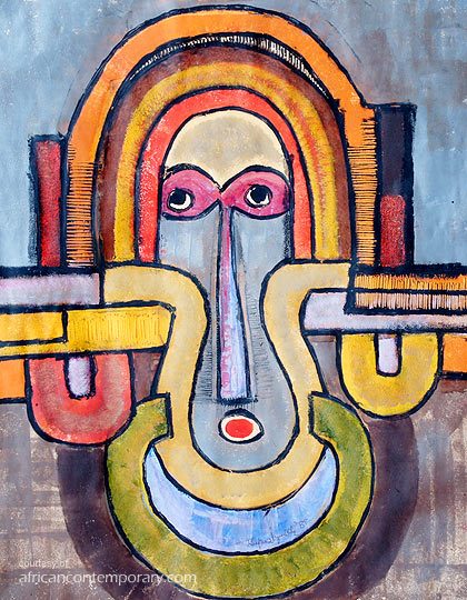 Mask by Rufus Ogundele (1988)