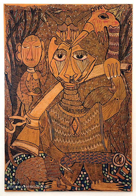 The Hunter and his blessed captives by Twins Seven-Seven (1989)