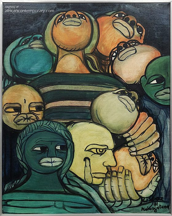 untitled #1 by Valente Malangatana Ngwenya (1971)