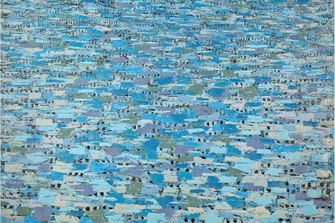 Ablade Glover 'Untitled (Market Scene)' 2002