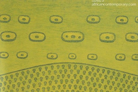 Estevão Mucavele 'Paisagem verde' 2011