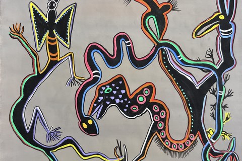 François Thango 'Untitled (The Serpent's Path)' 1954