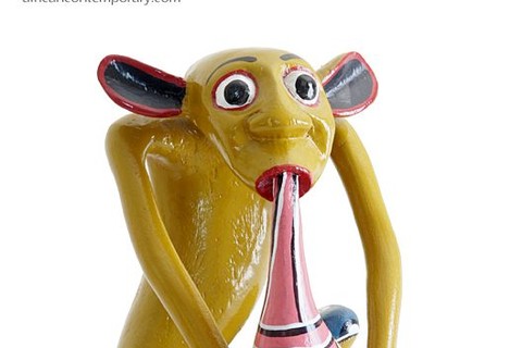 George Lilanga 'Small Yellow Shetani' 2003