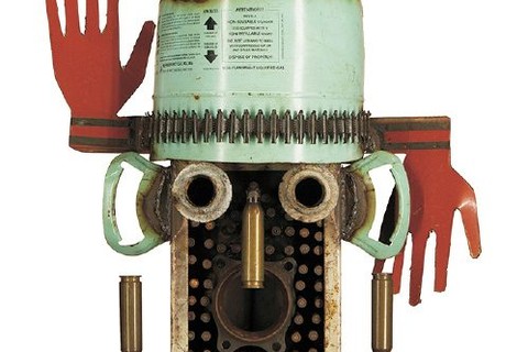 Gonçalo Mabunda 'O homem-reflexo' 2017