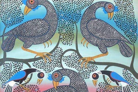 Hashim Mruta 'Birds with eggs'
