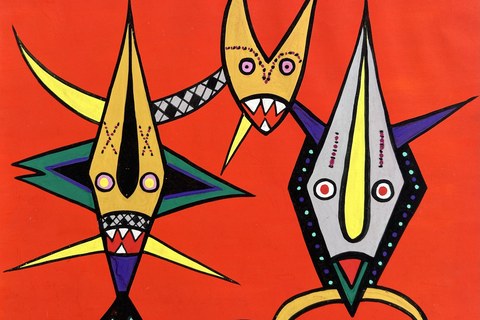 Jacques Zigoma 'Untitled (Guardians)' 1957