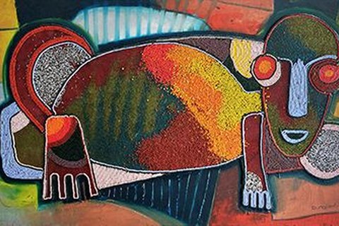 Jimoh Buraimoh 'Reclining Figure' 1978