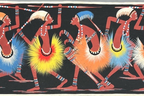 Dancers by Mestre Paulo Kapela (1971)