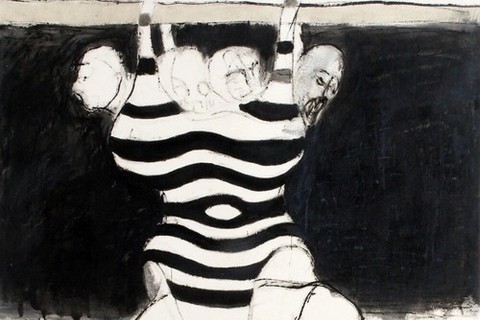 Misheck Masamvu 'Untitled' 2012 - oil on canvas | 150 cm x 130 cm (59.1 in x 51.2 in)