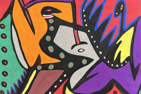 Philippe Ouassa 'The Sacred Birds' circa 1950/60