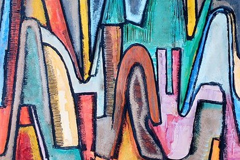 Rufus Ogundele 'Anthill in the desert' 1988