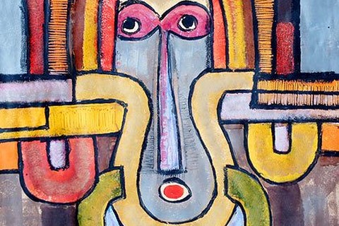 Rufus Ogundele 'Mask' 1988
