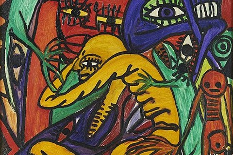 Valente Malangatana Ngwenya 'Untitled (Paris)' 1971