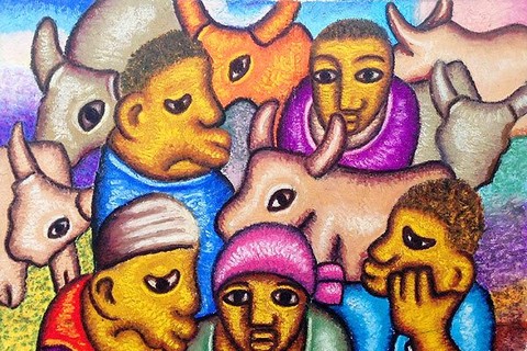 Zacharia Mbutha 'Our wealth' 2013