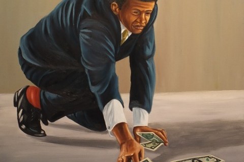 Zemba Luzamba 'Picking Up Dollars' 2017